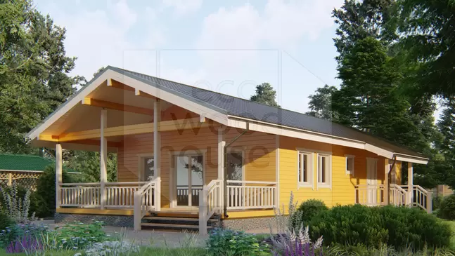 Каркасный дом 15х8 Валенсия