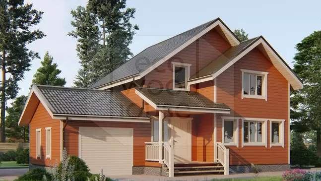 Каркасный дом 12х8 Александрия