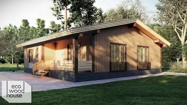 Каркасный дом 12х12 Даллас