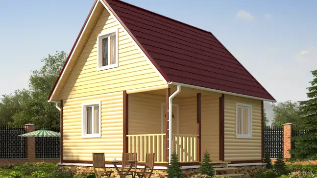 Дом из бруса 6х6 Сарния