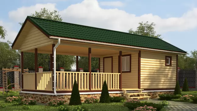 Баня из бруса 4х10 Ейск