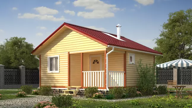 Баня из бруса 6х6 Армавир