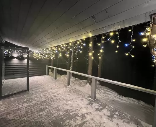 Одноэтажный каркасный дом 15х9 м