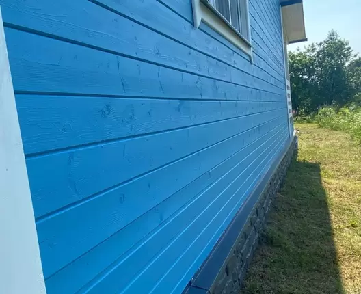 Одноэтажный каркасный дом 10х8.5 м