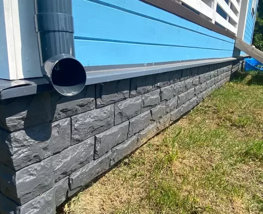 Одноэтажный каркасный дом 10х8.5 м