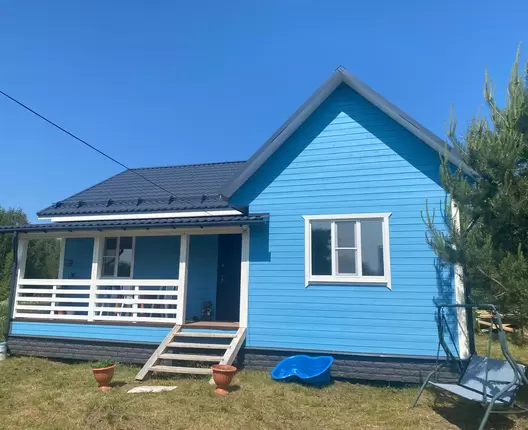 Одноэтажный каркасный дом 10х8.5 м