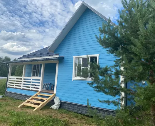 Одноэтажный каркасный дом 10х8.5 м