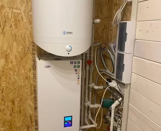 Одноэтажный каркасный дом 8х6 м