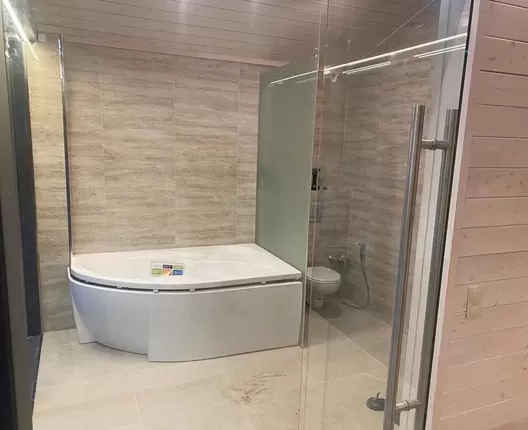 Одноэтажный каркасный дом 8х6 м