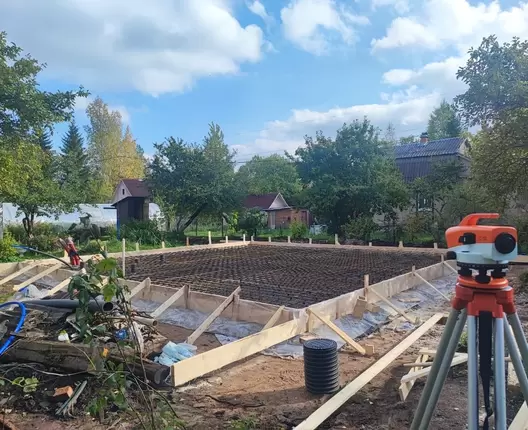 Одноэтажный каркасный дом 10х9 м