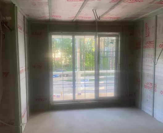 Одноэтажный каркасный дом 9х7,5 м