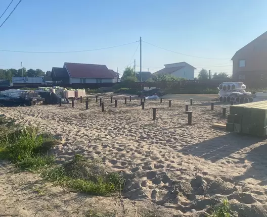 Полутораэтажный каркасный дом 10х6 м