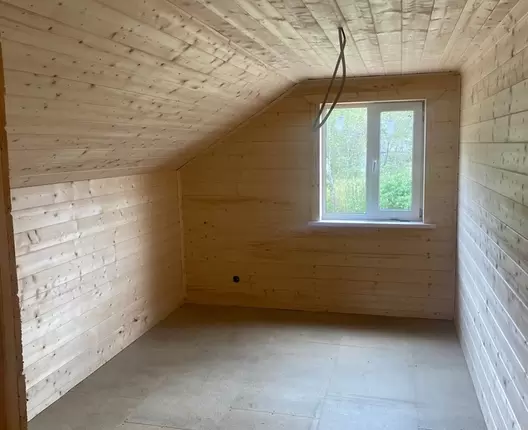 Полутораэтажный каркасный дом 10х6 м