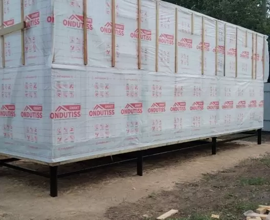 Полутораэтажный каркасный дом 8х6 м