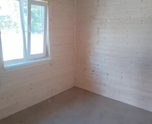 Полутораэтажный каркасный дом 8х6 м